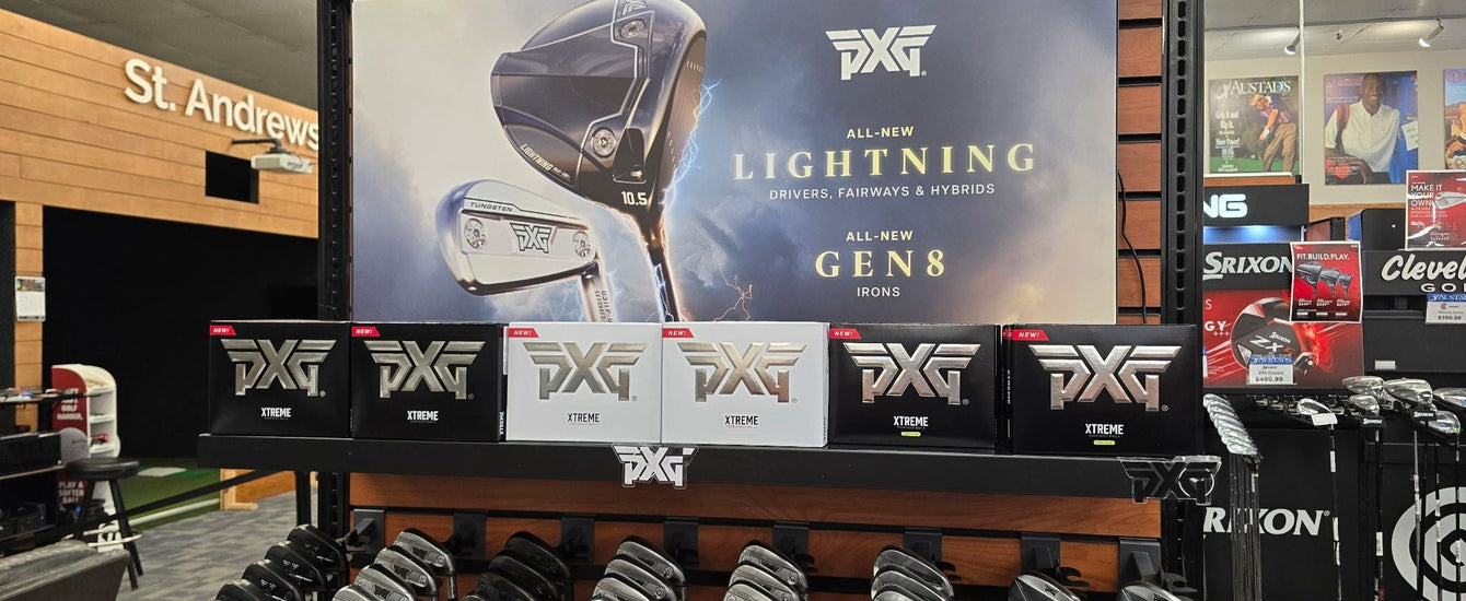 PXG Golf Display at Austad's Golf