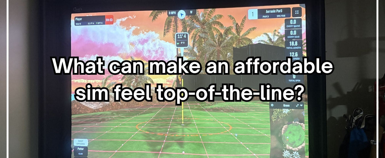 Affordable garage simulator with a premium feel