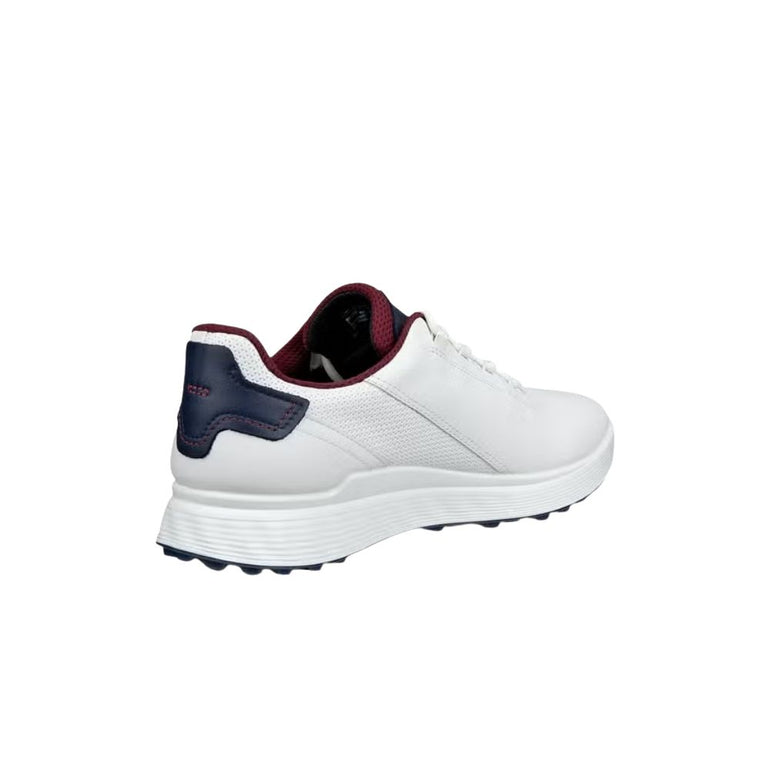 ECCO Men's Golf S-Casual Golf Shoe - White/Marine