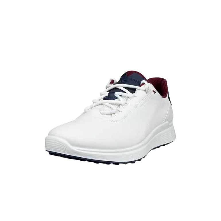 ECCO Men's Golf S-Casual Golf Shoe - White/Marine
