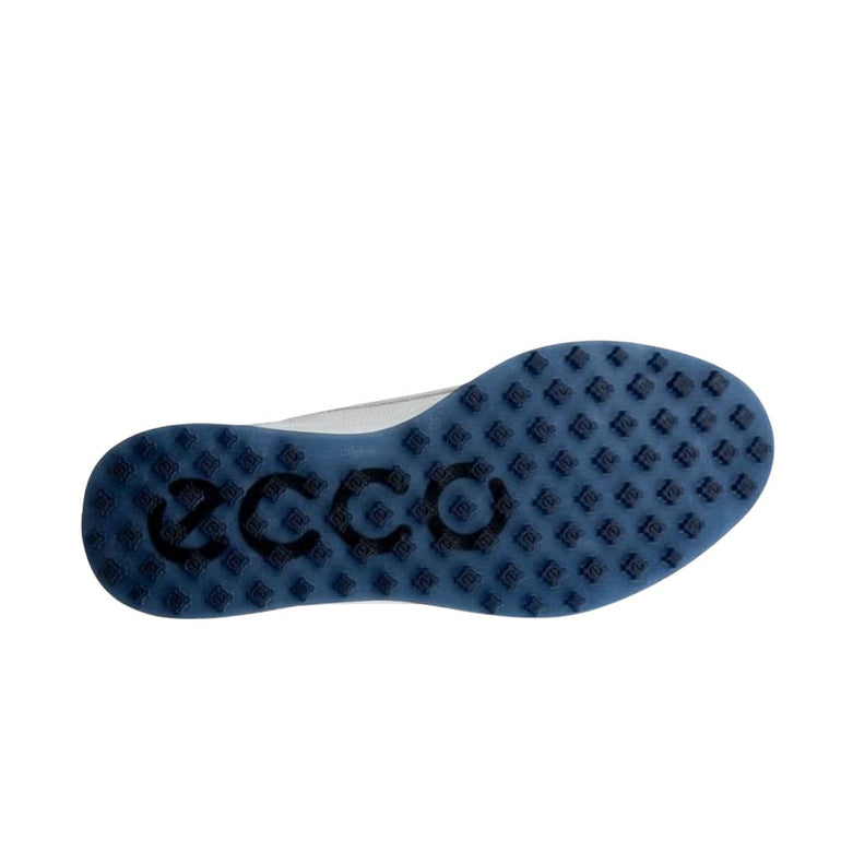 ECCO Men's Golf S-Casual Golf Shoe - White/Marine