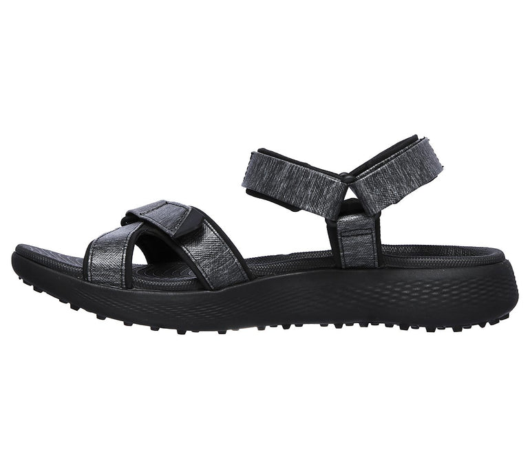 Skechers Women's Go Golf 600 Black Sandal