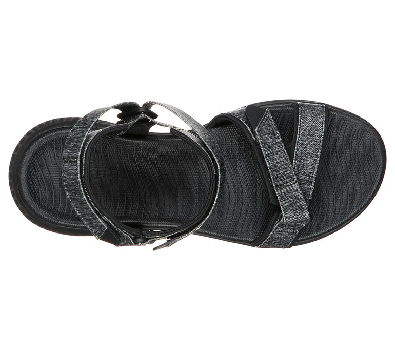Skechers Women's Go Golf 600 Black Sandal