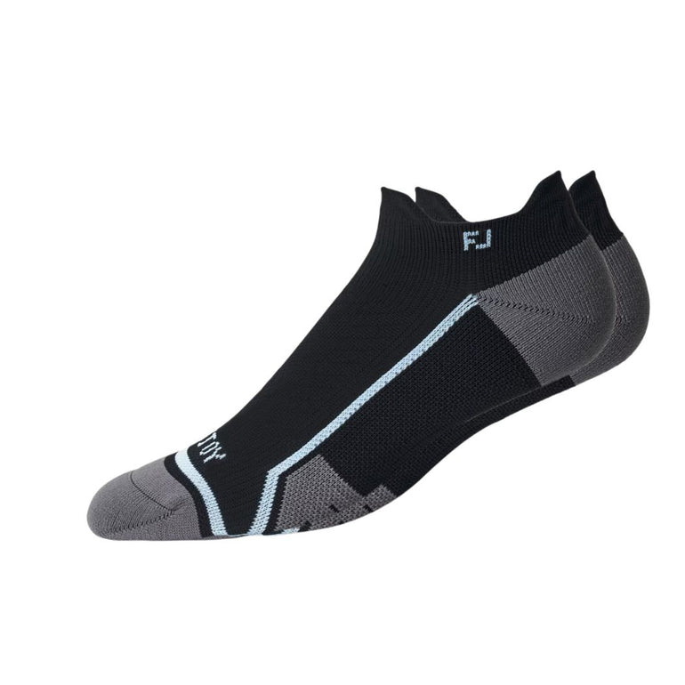 FootJoy Women's Tech Dry Roll Tab Sock - Black