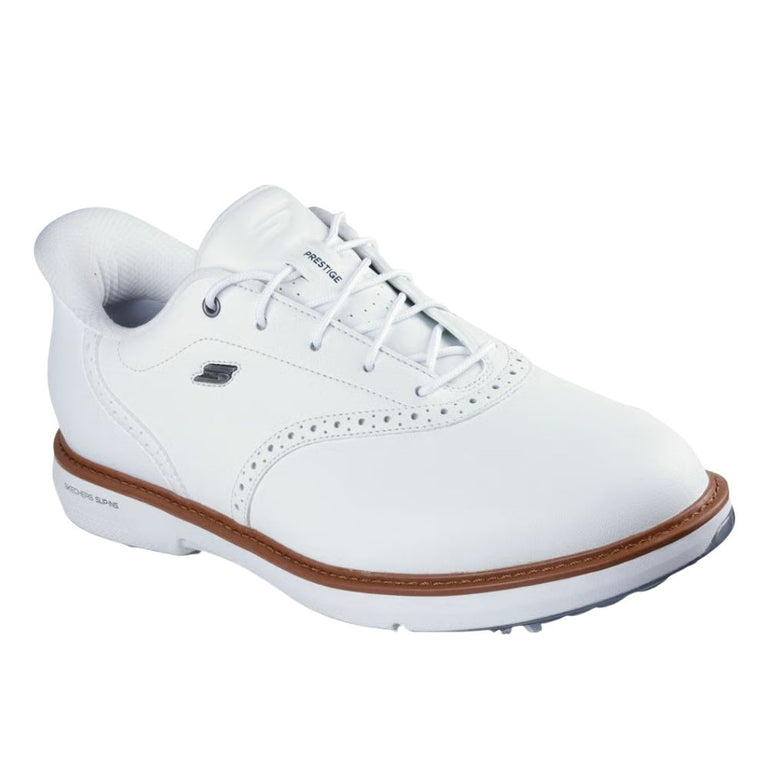 Skechers Men's Slip-ins Waterproof: GO GOLF Prestige Golf Shoes - White