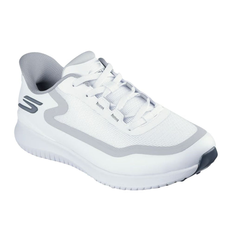 Skechers Men's Slip-ins GO GOLF Flight Golf Shoe - White/Grey