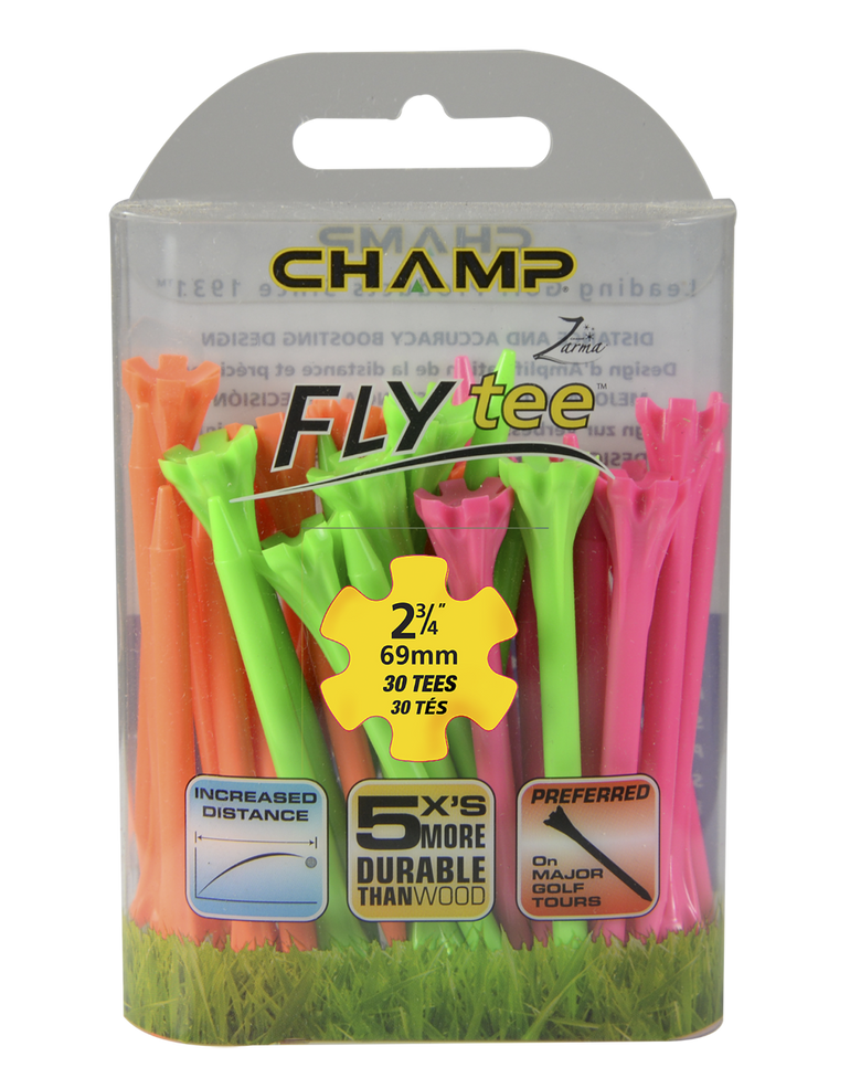 Champ Zarma FLYtee Golf Tees - 2 3/4 Inch 30 Count