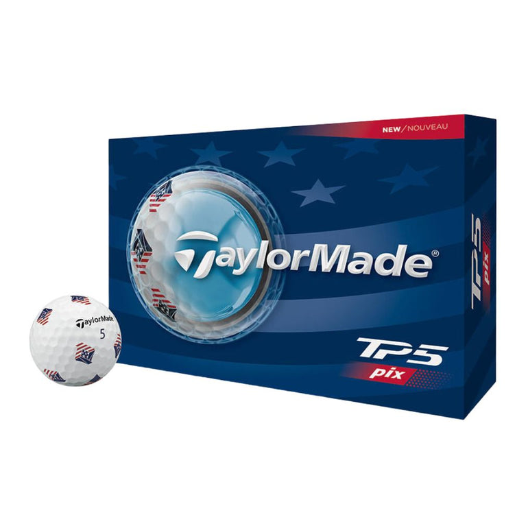 TaylorMade TP5 Pix USA Golf Balls 26