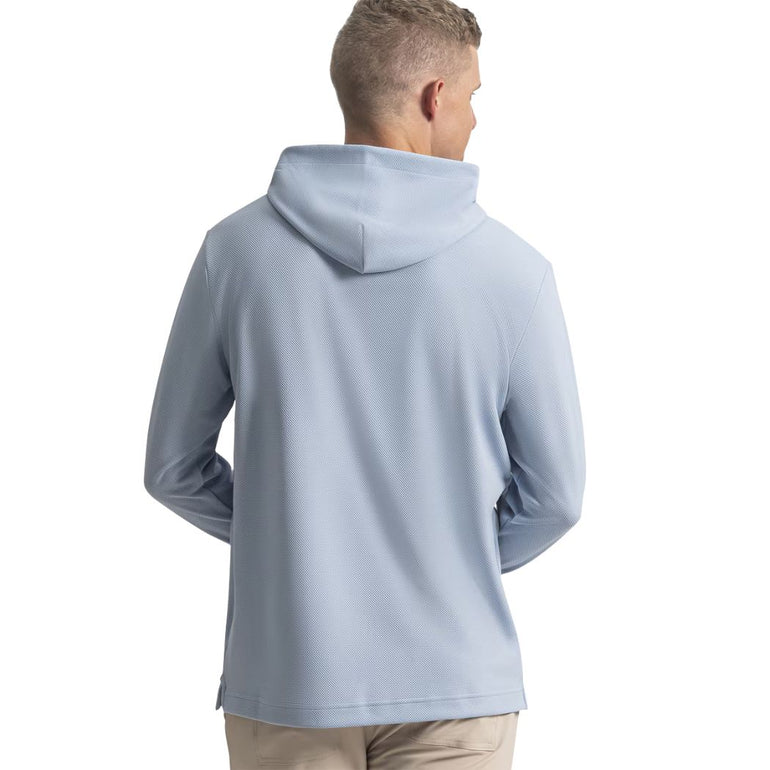 FootJoy Men's Text Jacquard Hoodie - Chambray
