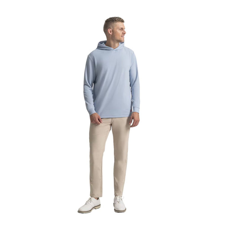 FootJoy Men's Text Jacquard Hoodie - Chambray