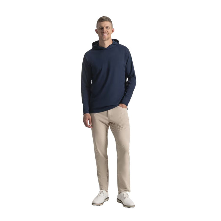 FootJoy Men's Text Jacquard Hoodie - Navy
