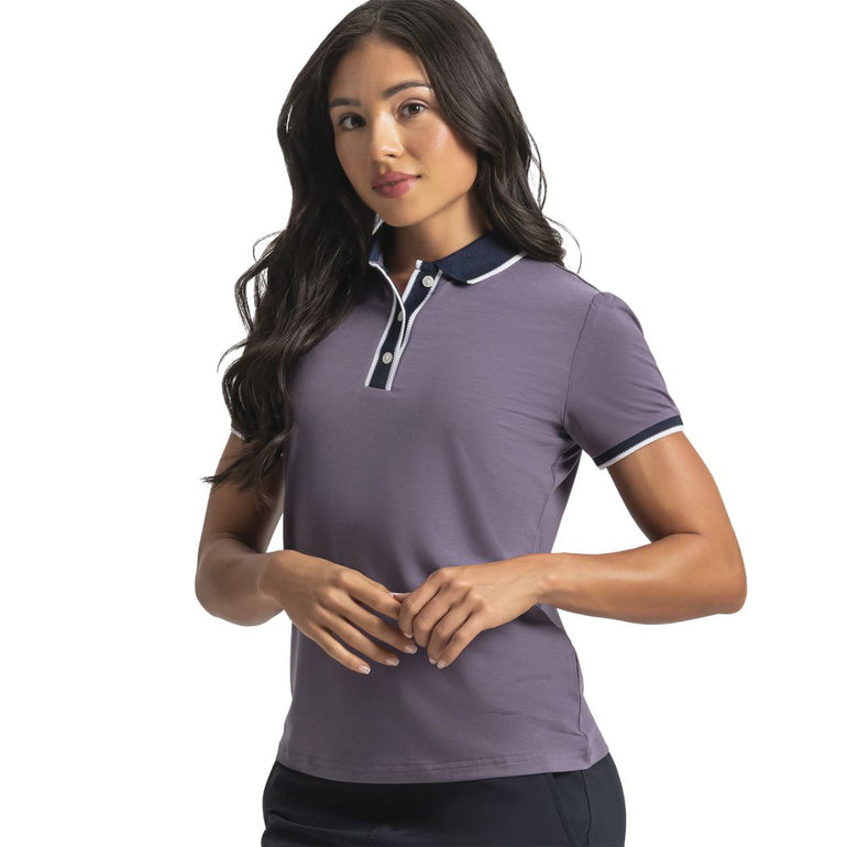 FootJoy Women's Cap Sleeve Polo - Dusty Violet