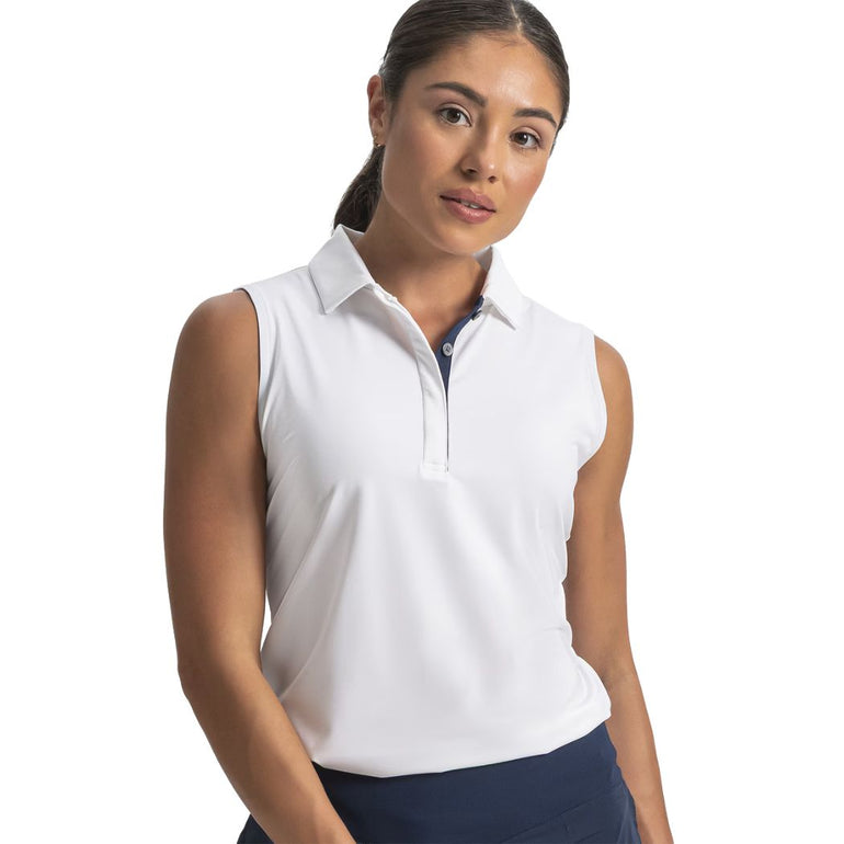FootJoy Women's Sleeveless Shirt - White