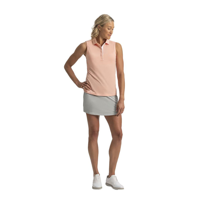FootJoy Women's Sleevelesss Polo - Desert Peach