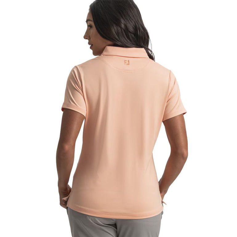 FootJoy Women's Short Sleeve Shirt - Desert Peach