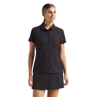 Puma Women's Floral Jacquard Short Sleeve Polo