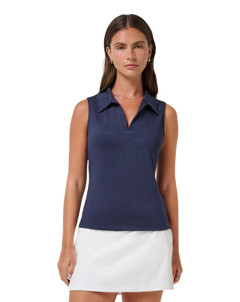 TravisMathew Women's Skyloft Light Sleeveless Polo 26
