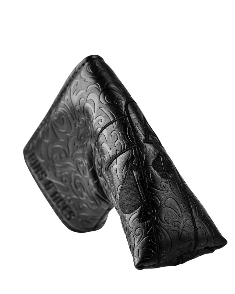 Pins & Aces Blackout Ace of Spades Blade Putter Headcover