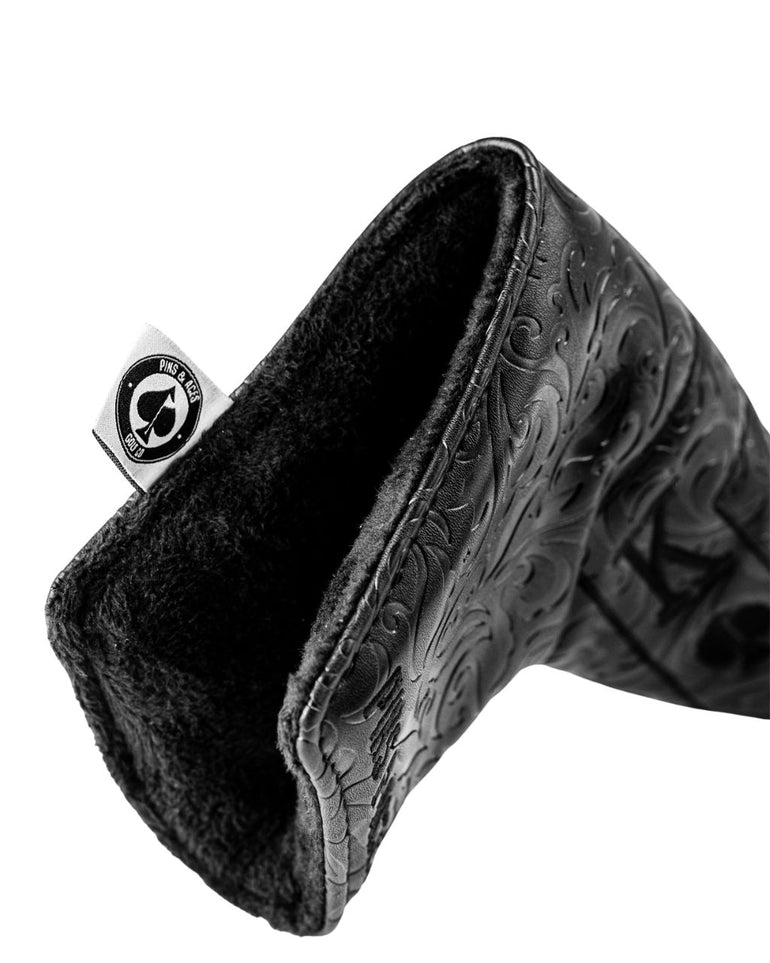 Pins & Aces Blackout Ace of Spades Blade Putter Headcover