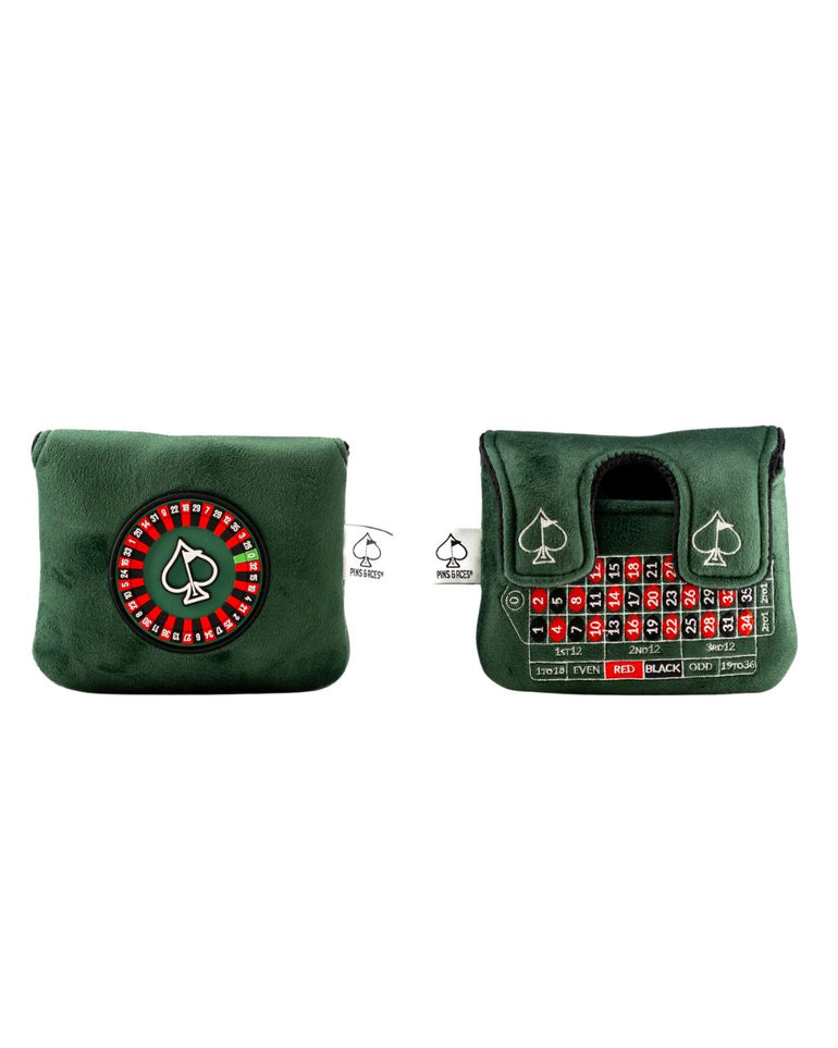Pins & Aces Roulette Center Shaft Mallet Putter Headcover