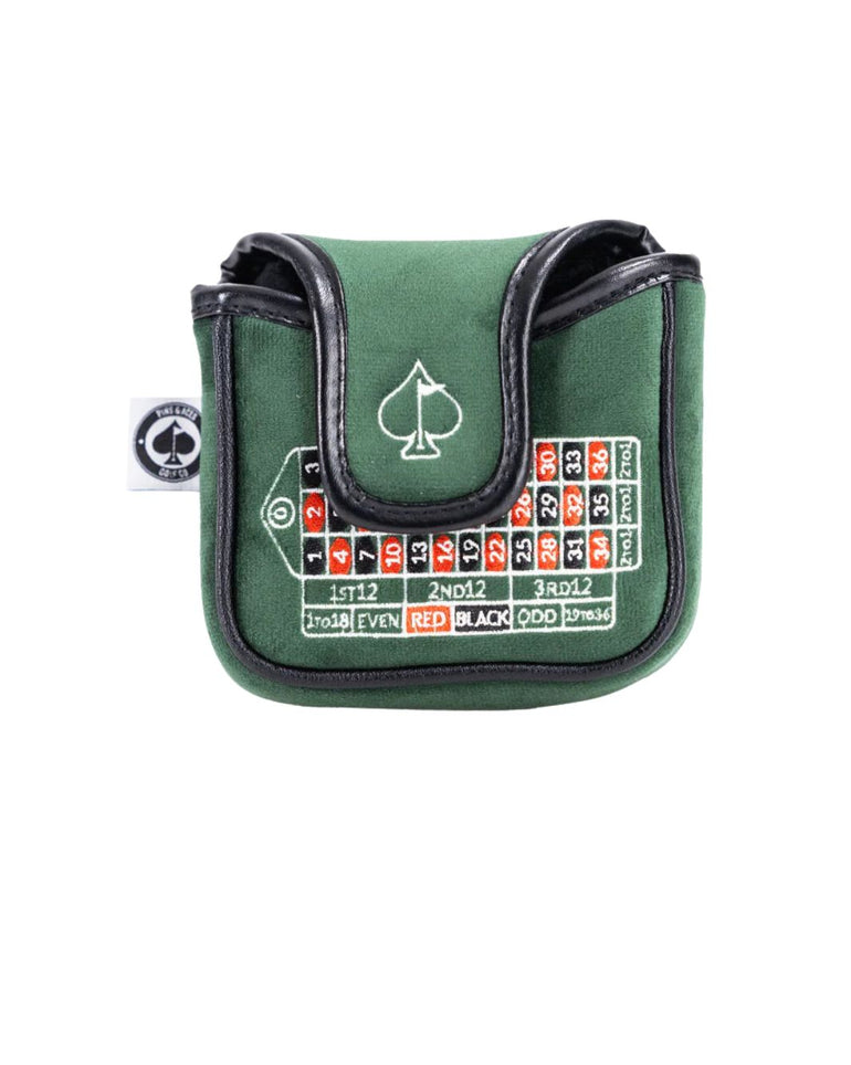 Pins & Aces Roulette Mallet Putter Headcover