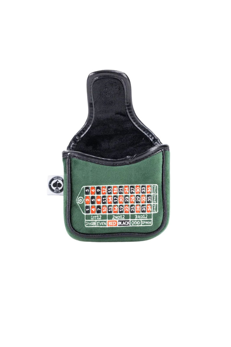 Pins & Aces Roulette Mallet Putter Headcover