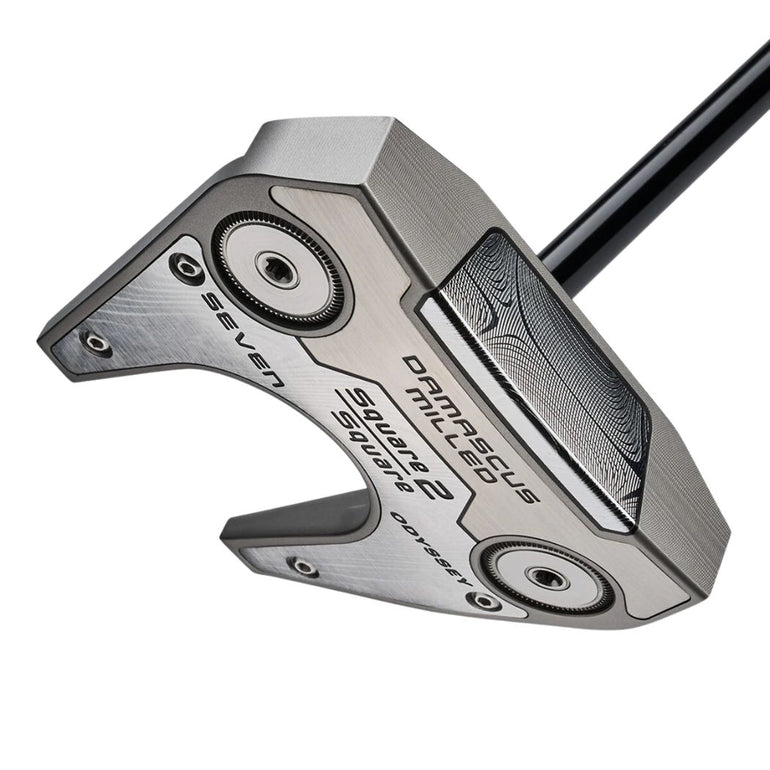 Odyssey Damascus Milled Square 2 Square Seven Center Shaft Putter