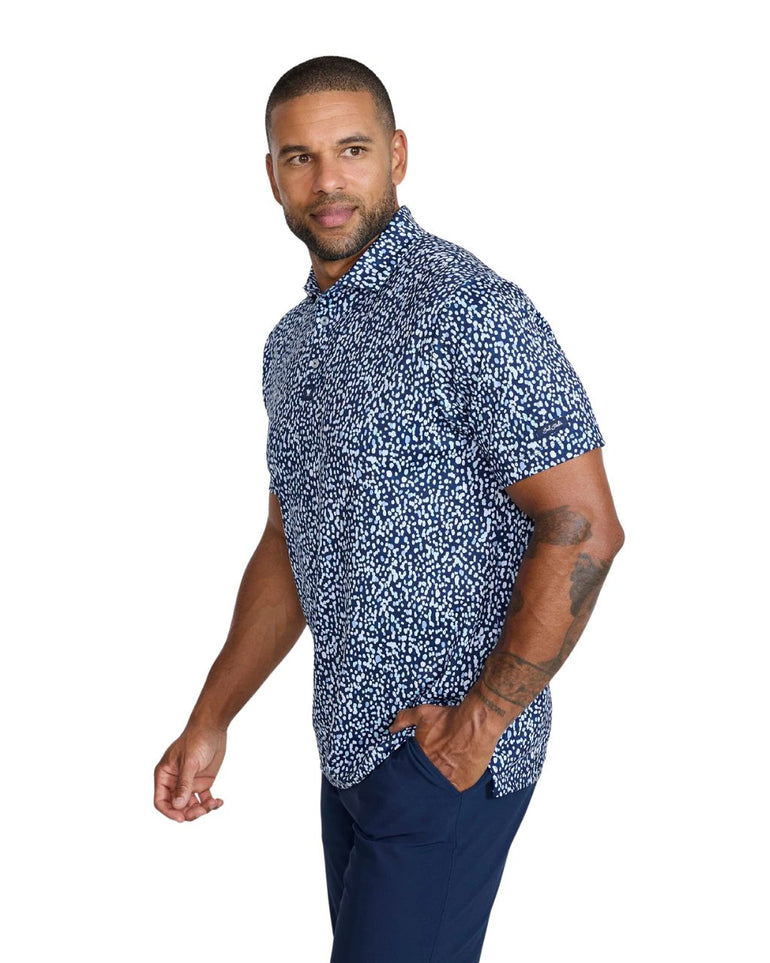 Bad Birdie Men's Drippity Drip Remix Polo