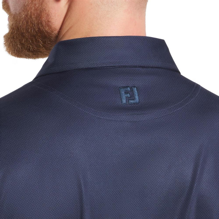 FootJoy Men's Tonal Dot Navy Polo 25