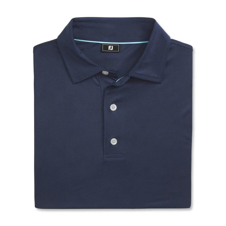 FootJoy Men's Tonal Dot Navy Polo 25