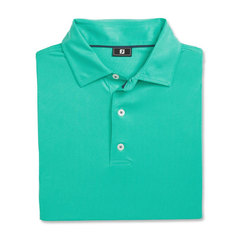 FootJoy Men's Tonal Dot Emerald Polo 25