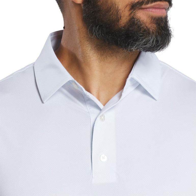FootJoy Men's Tonal Dot White Polo 25