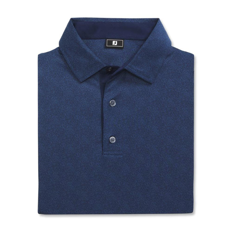 FootJoy Men's Speckle Print Navy Polo 25