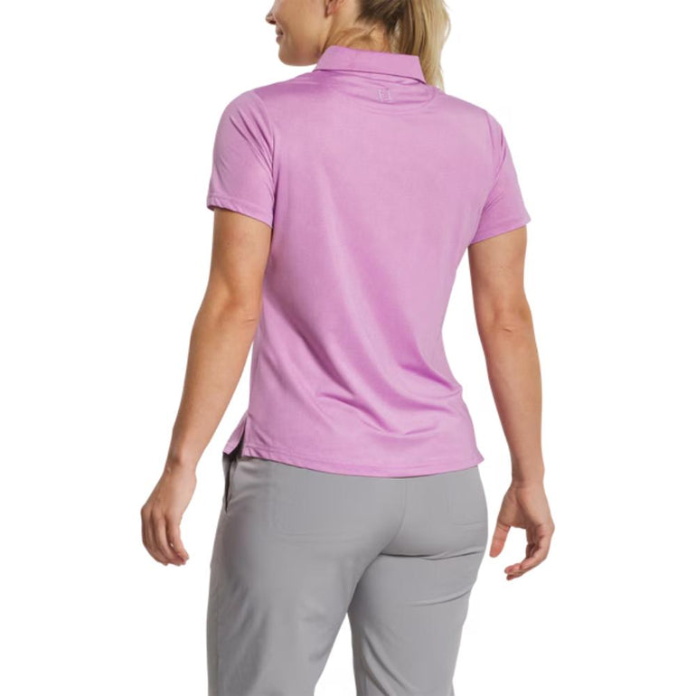 FootJoy Women's Speckle Print Lavender Polo 25
