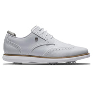 FootJoy Women's Traditions Wing Tip Golf Shoes - White 97931
