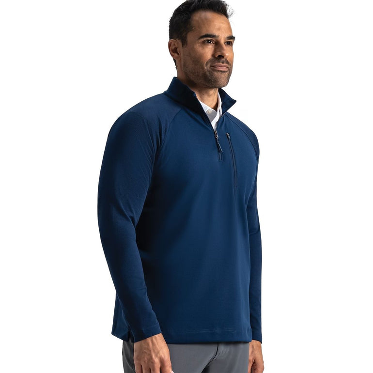 FootJoy Men's Ottoman Midlayer Pullover - Navy