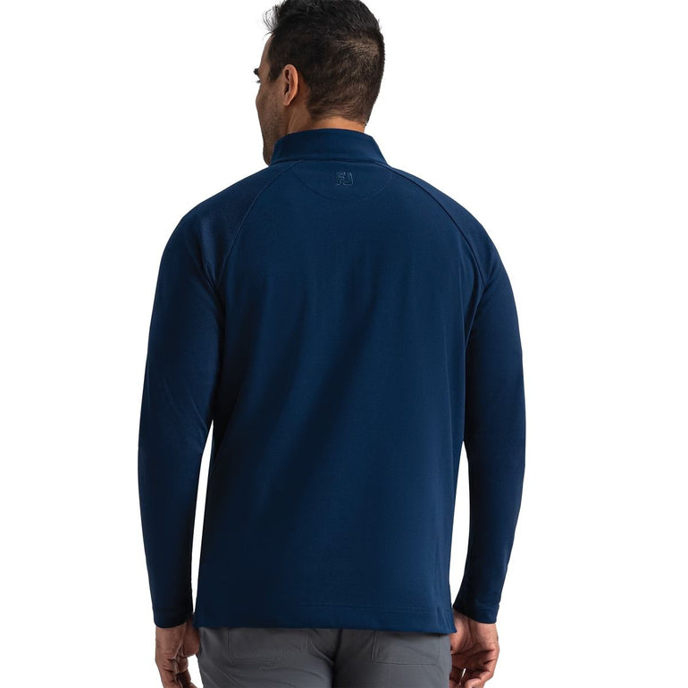 FootJoy Men's Ottoman Midlayer Pullover - Navy