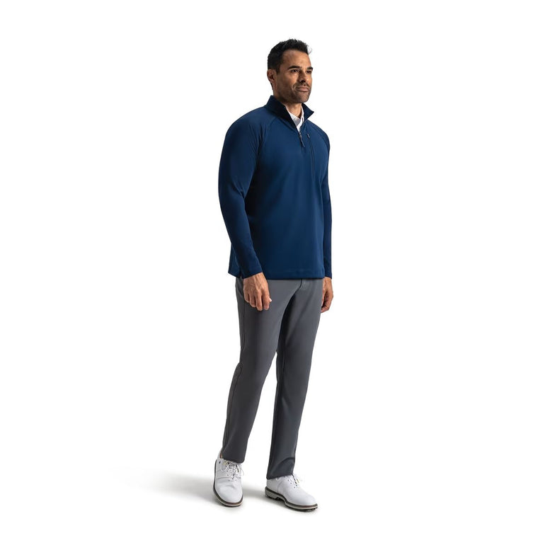FootJoy Men's Ottoman Midlayer Pullover - Navy