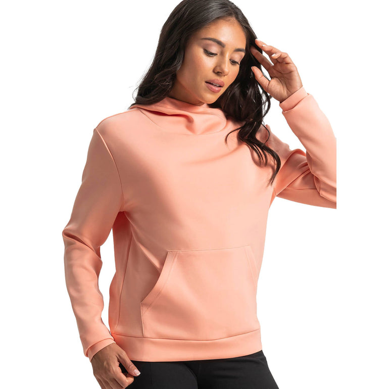 FootJoy Women's Cowl Neck Hoodie - Desert Peach