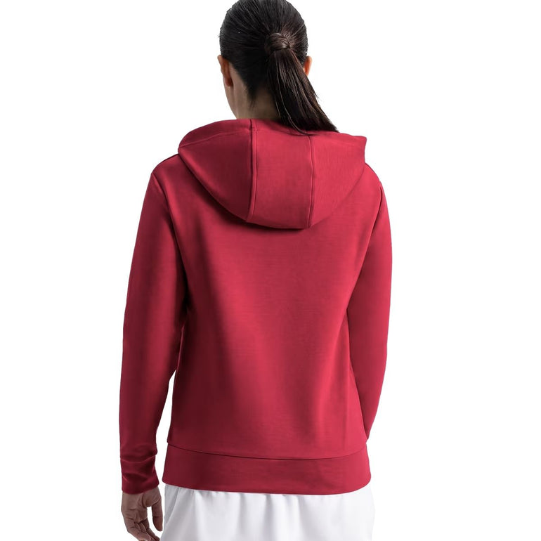 FootJoy Women's Rib Collar Hoodie - Cranberry