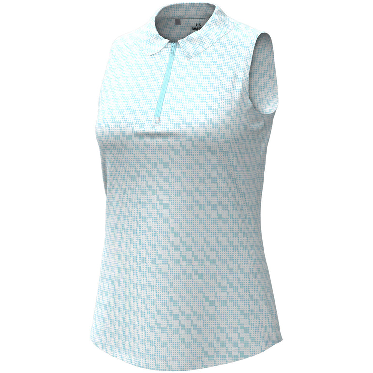 Under Armour Women's Drive Clubhouse Grid Sleeveless Polo 25