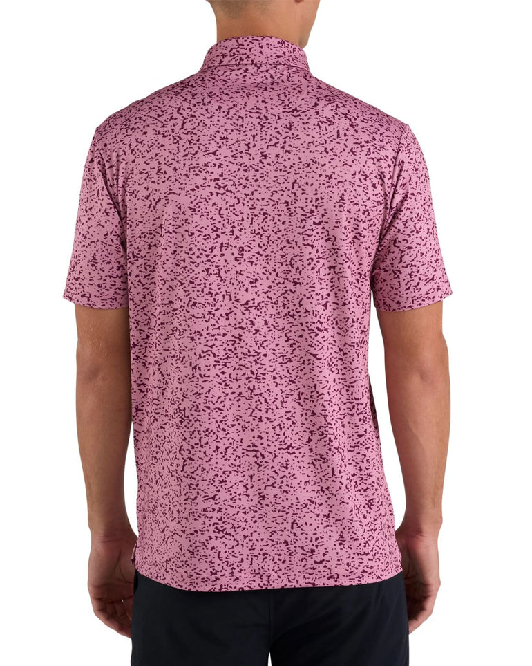 Bad Birdie Men's Greens Keeper Foxglove Polo