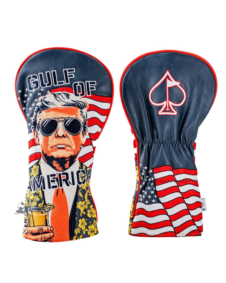 Pins & Aces Trump Gulf of America Driver Headcover