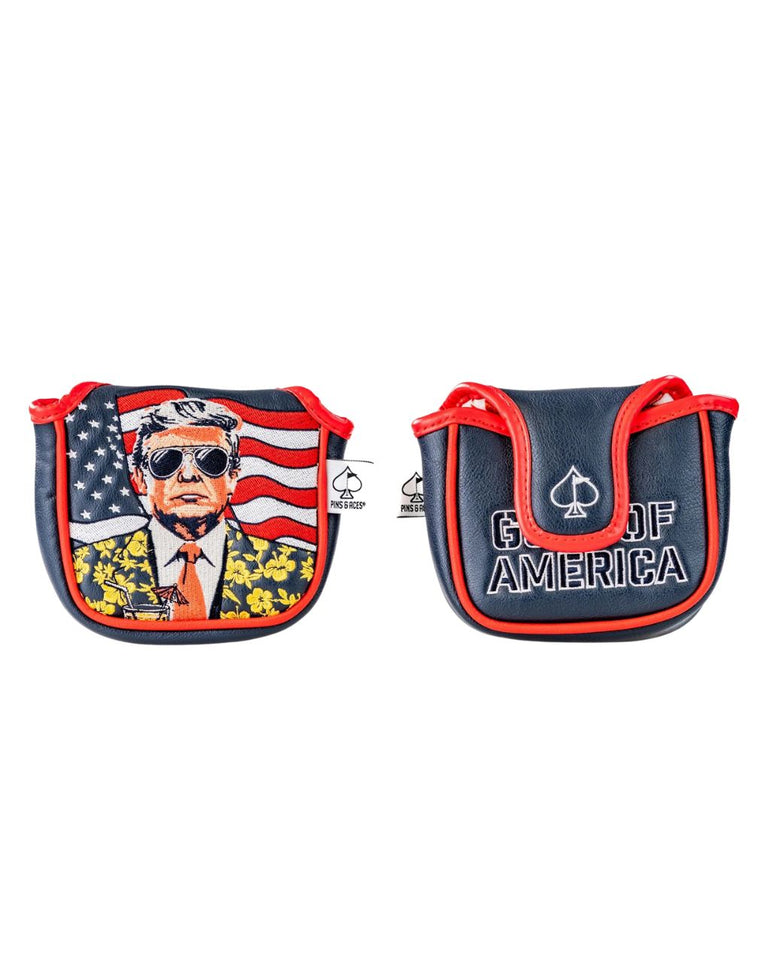 Pins & Aces Trump Gulf of America Mallet Putter Headcover