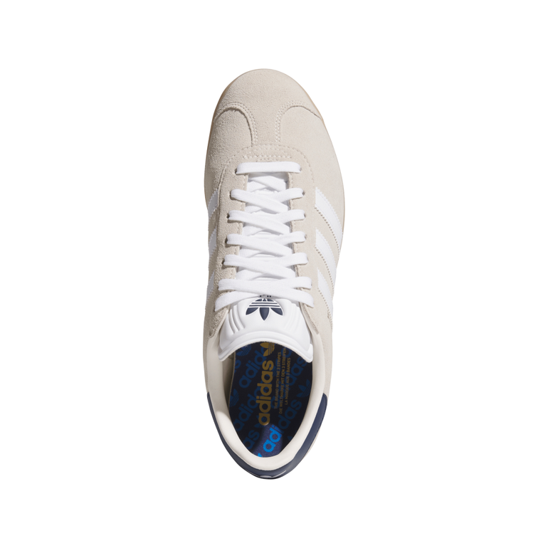 Adidas Men's Gazelle Spikeless Golf Shoe - Chalk/White/Indigo
