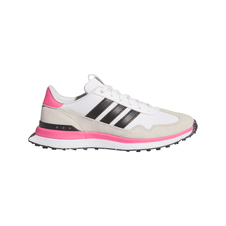 Adidas Women's S2G 26 Textile Spikeless Golf Shoe - White/Black/Pink