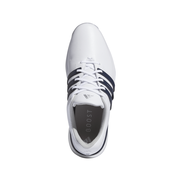 Adidas Men's Tour360 24 Spiked Golf Shoe - White/Navy/Silver