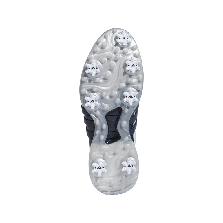 Adidas Men's Tour360 24 Spiked Golf Shoe - White/Navy/Silver