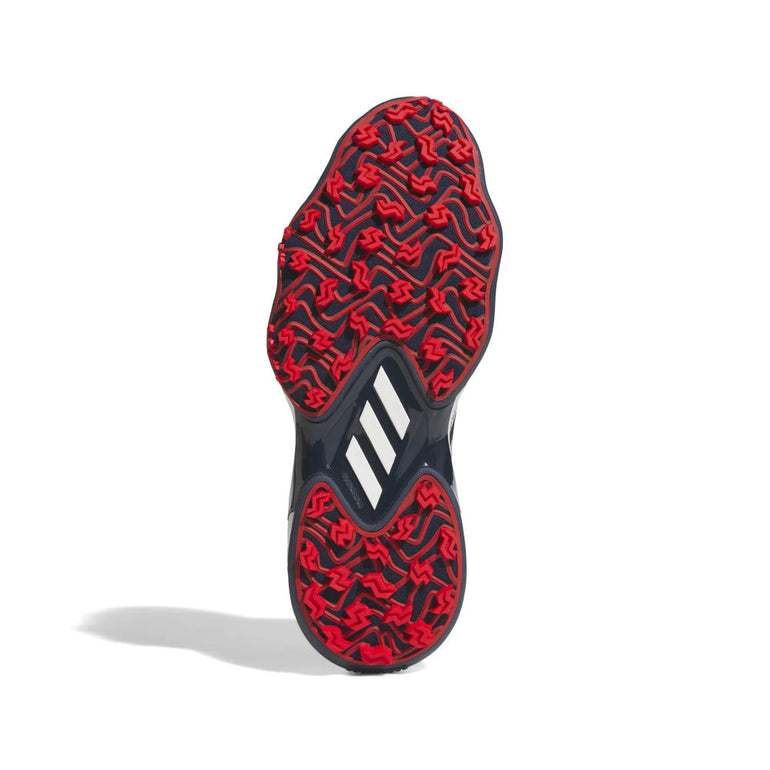 Adidas Men's Codechaos Spikeless Golf Shoes 25 - Navy/White/Scarlet