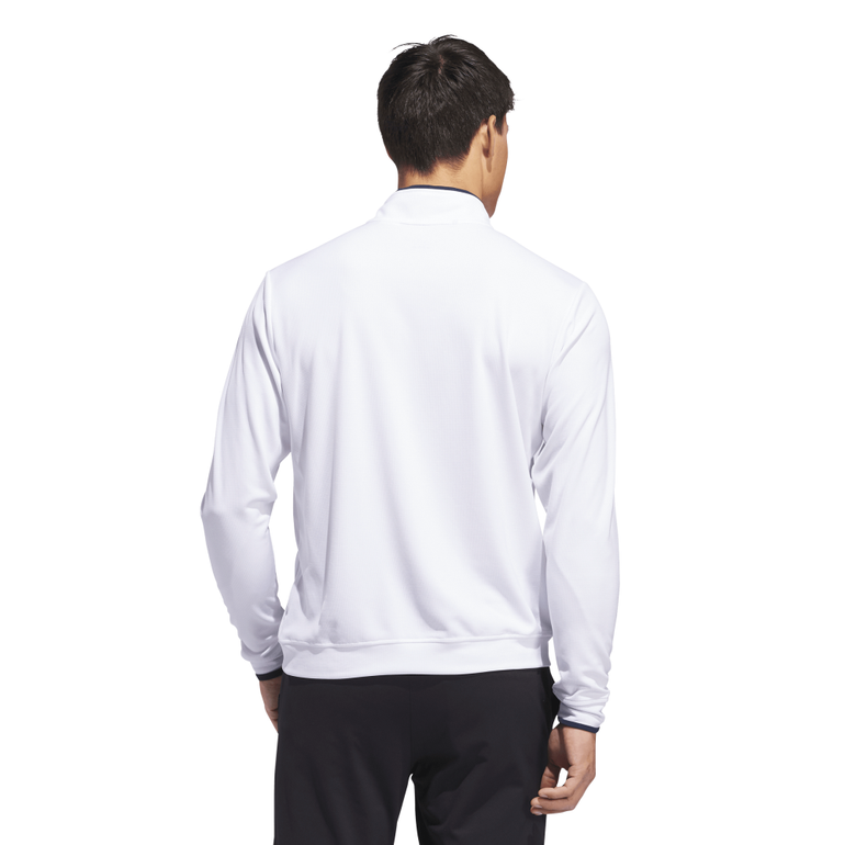 Adidas Men's UPF Lightweight 1/4 Zip - White